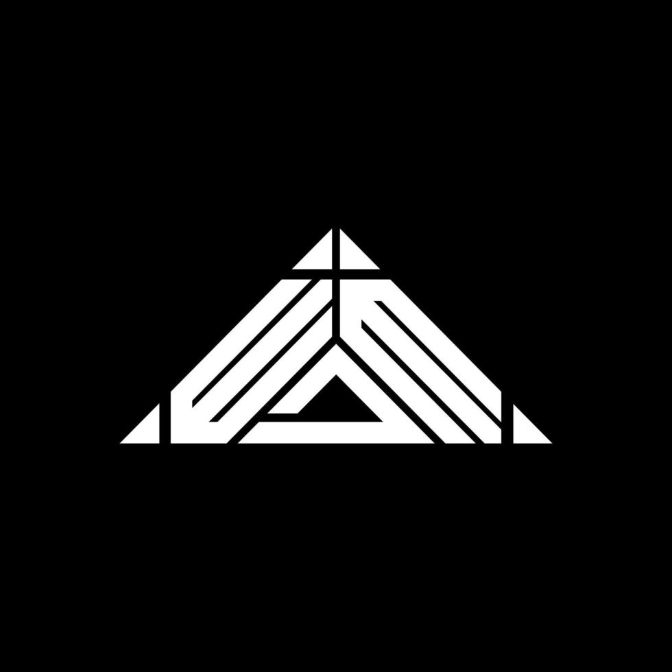 design criativo do logotipo da carta wdm com gráfico vetorial, logotipo wdm simples e moderno. vetor