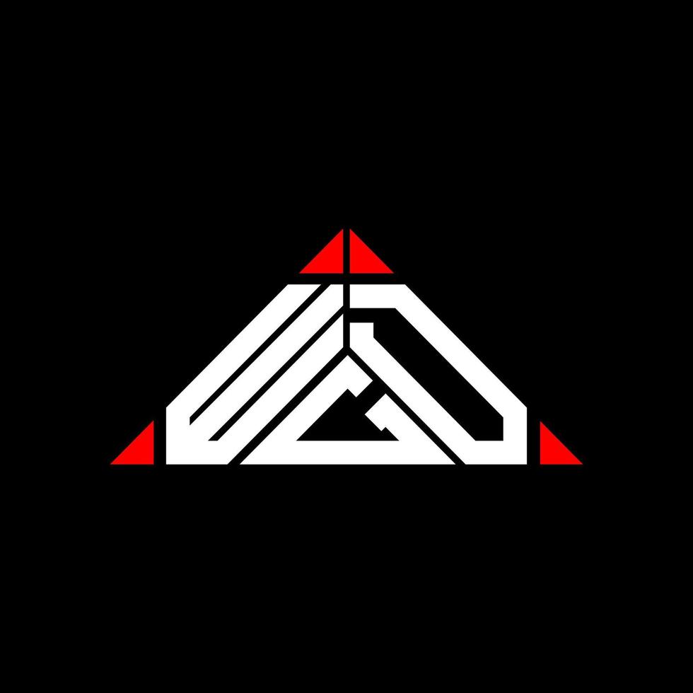 design criativo do logotipo da letra wgd com gráfico vetorial, logotipo wgd simples e moderno. vetor
