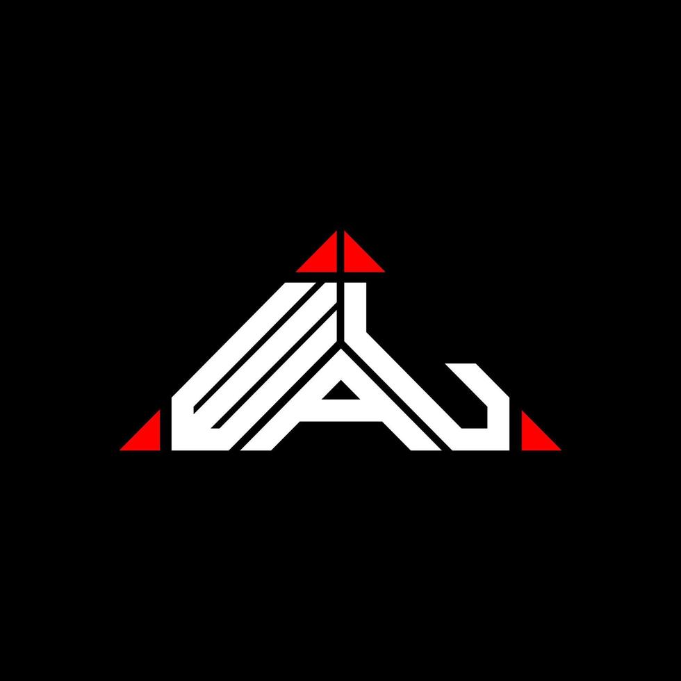 wal letter logo design criativo com gráfico vetorial, wal logotipo simples e moderno. vetor