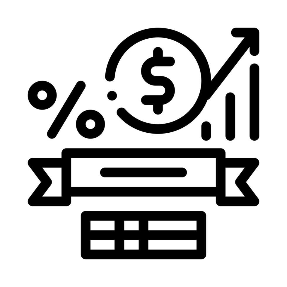 ilustração de esboço do vetor de ícone de graduação de assuntos de matemática