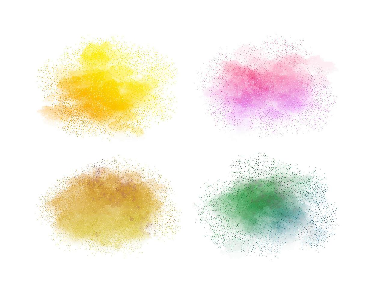 salpicos de vetores de aquarela, plano de fundo para título e logotipo