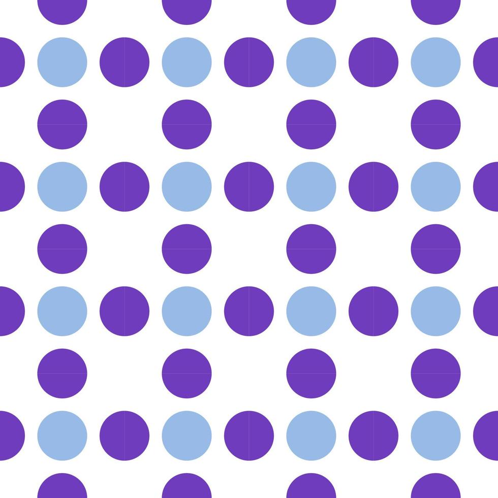 padrão sem emenda de vetor de bolhas azuis e violetas. perfeito para embrulhar, imprimir, sites, papéis de parede, têxteis