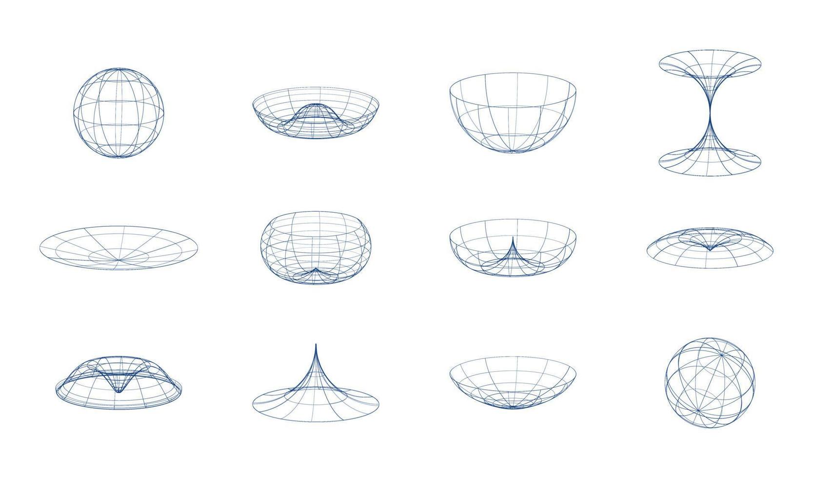 forma geométrica de design de esfera 3d em estilo de tecnologia. ilustração em vetor círculo abstrato.