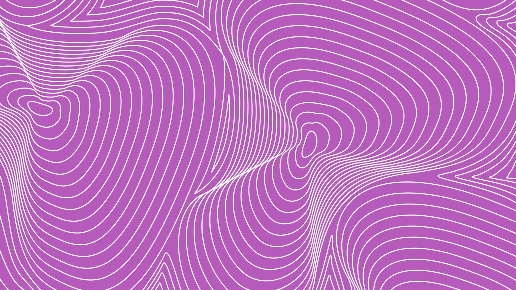 fundo abstrato roxo com textura de linha de contorno topográfica. usado para pano de fundo, papel de parede, banner ou flyer vetor