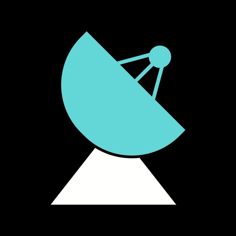 ícone de vetor de antena parabólica