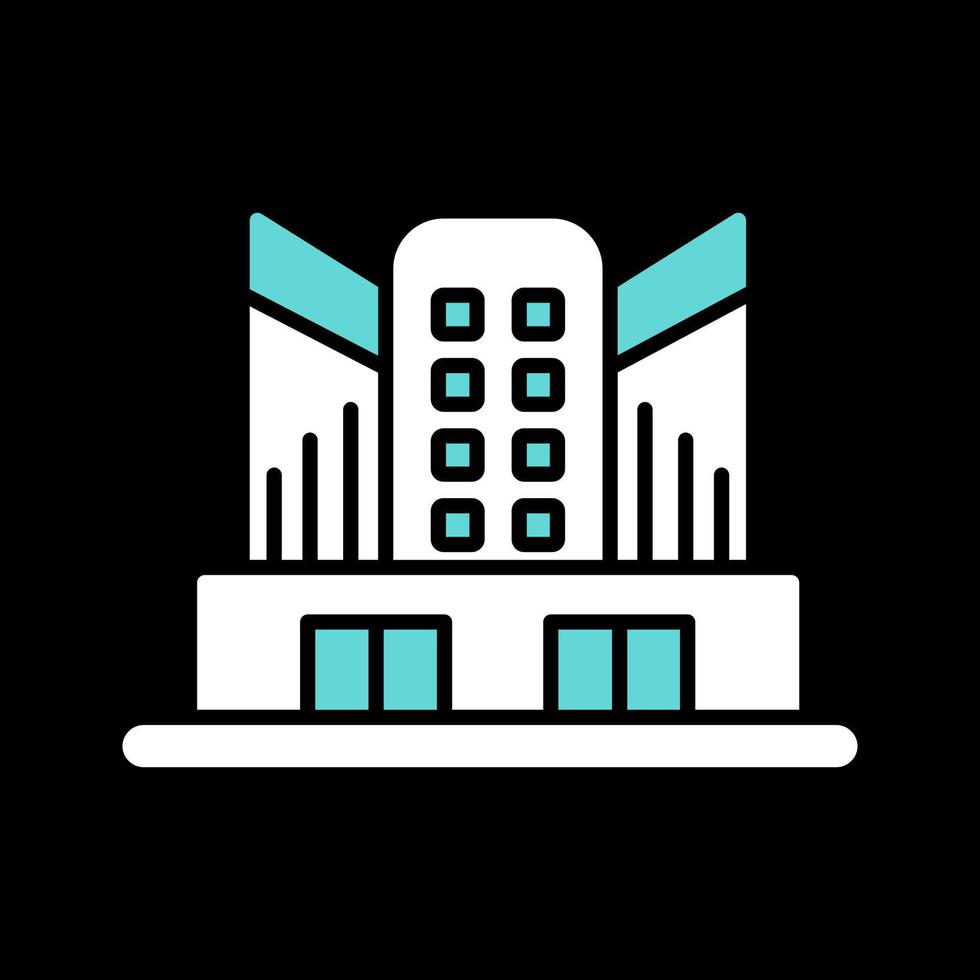 ícone de vetor de prédio de escritórios