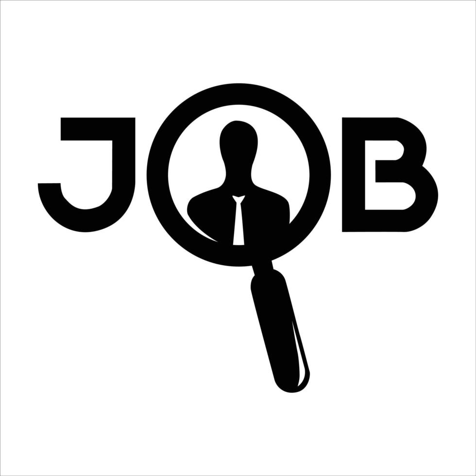 ícone de busca de emprego vetor