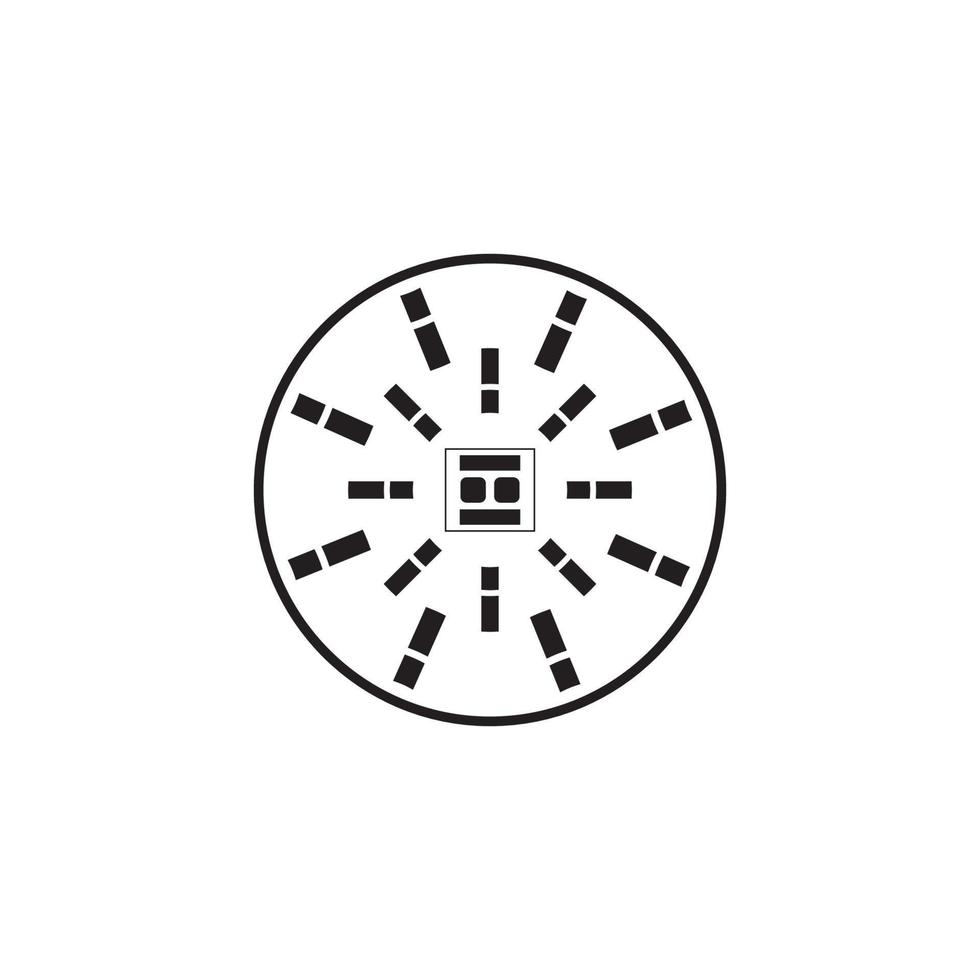 modelo de vetor de logotipo de design de placa de circuito impresso pcb