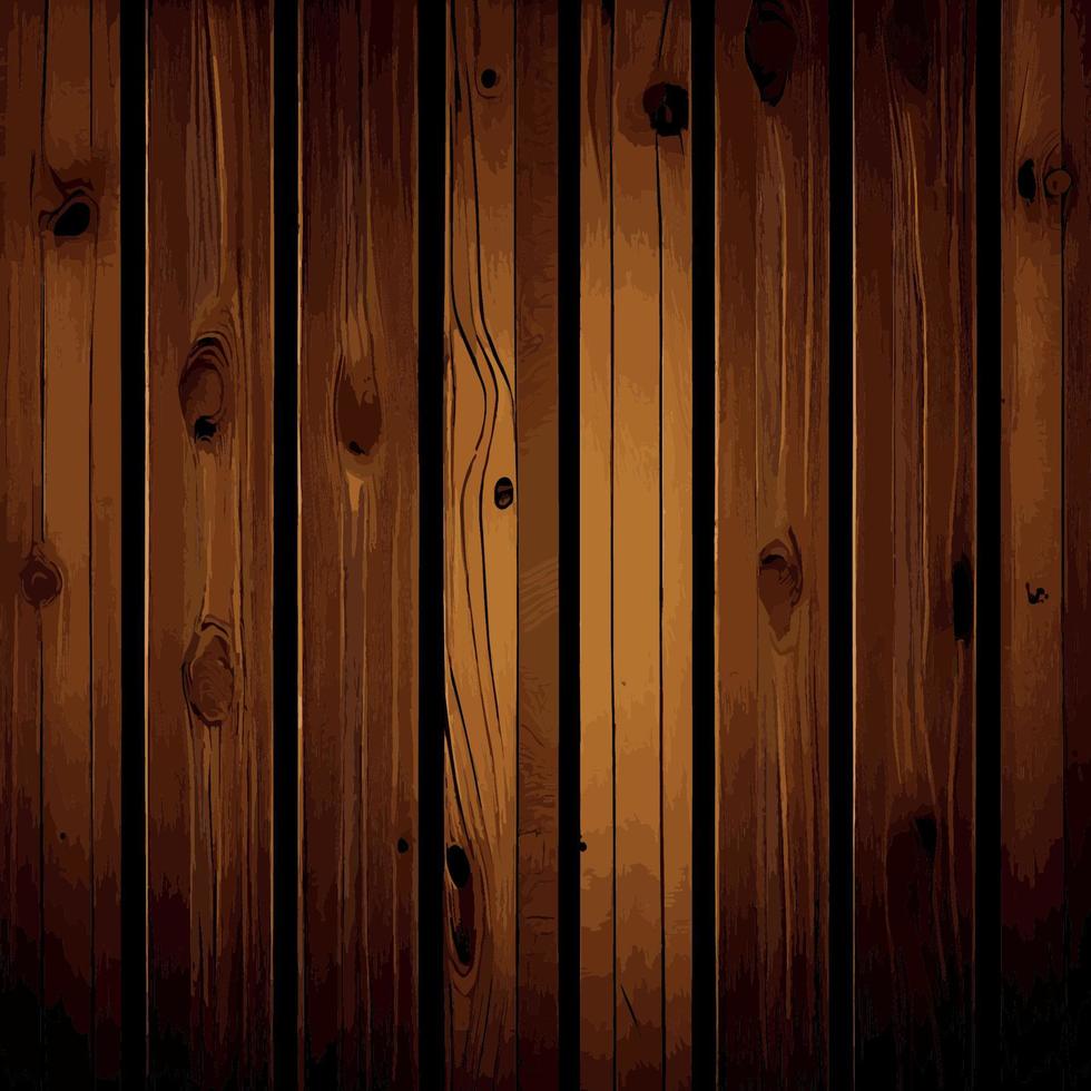 fundo de prancha de textura de madeira realista, padrão de textura de fibra - vector