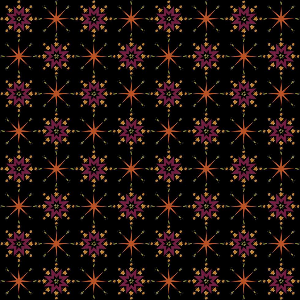 gráfico de geometria de padrão de estrelas sem costura para tecido de embrulho têxtil fundo de papel de parede texturizado. mínimo moderno clássico retrô vintage listras geométrica repetição simetria sem costura vetor