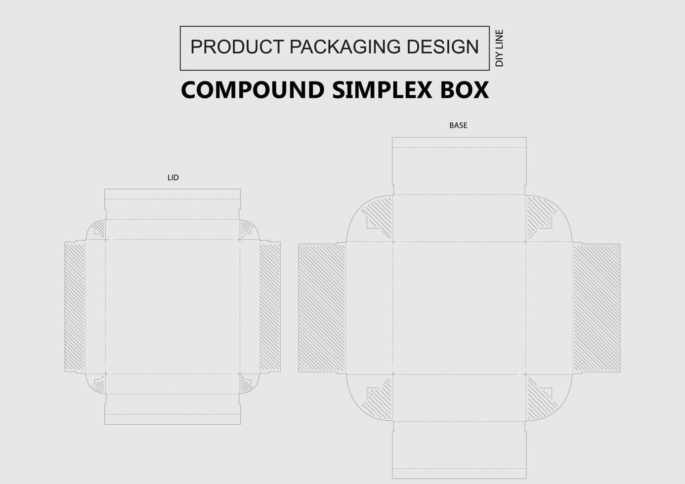 caixa simples composta vetor