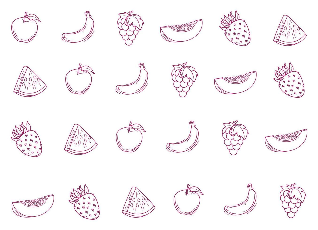 fundo de frutas a ilustração vetor