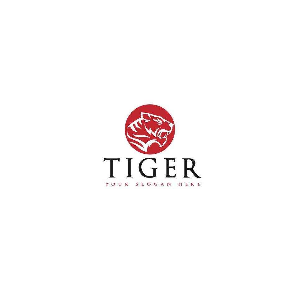 vetor de logotipo de tigre