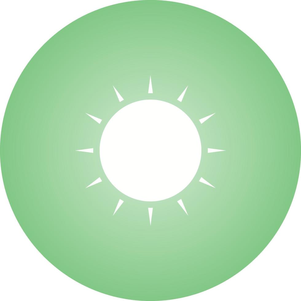 ícone de glifo de vetor de sol exclusivo