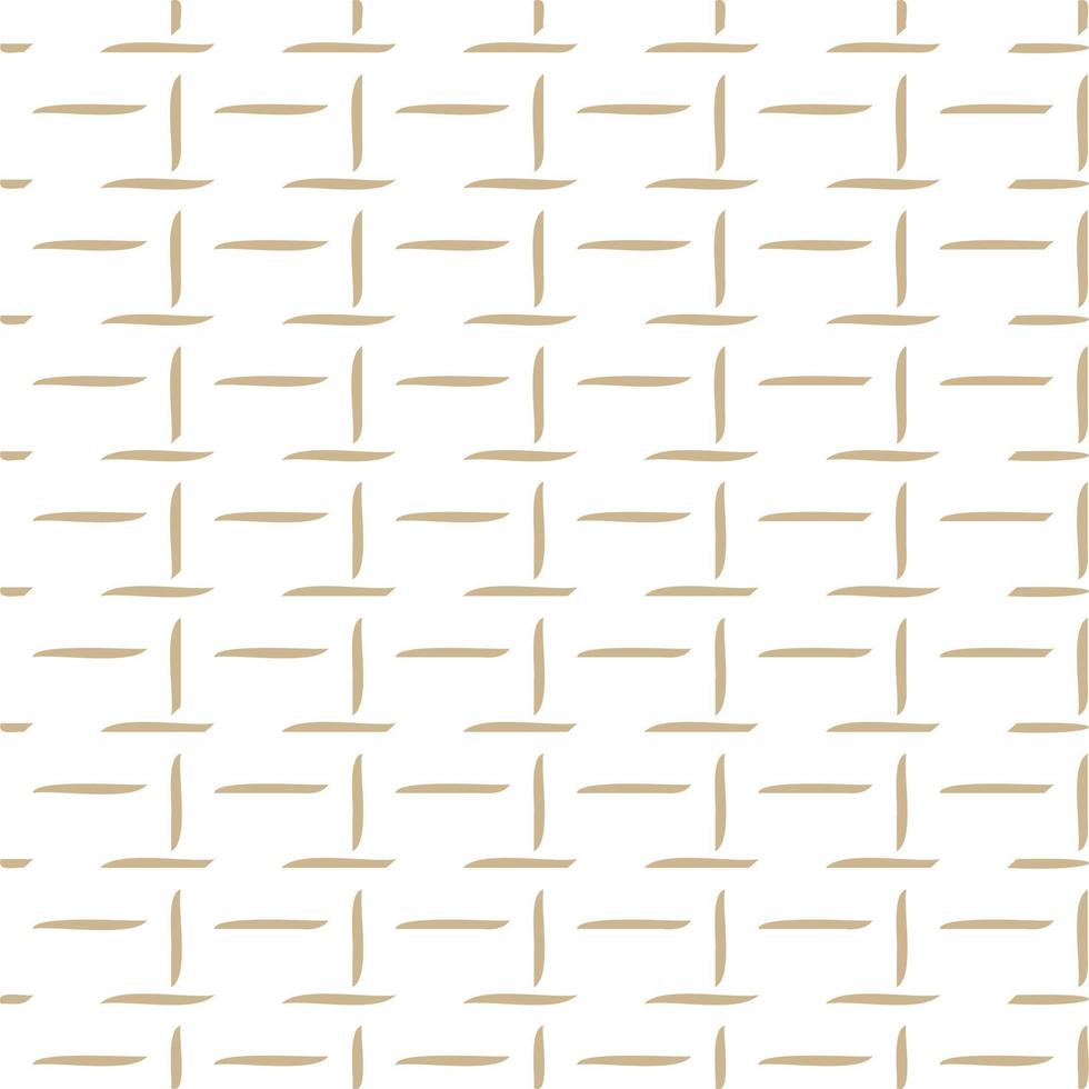 ilustração vetorial moderna sem costura. padrão de ouro linear em um fundo branco. padrão ornamental para folhetos, impressão, papel de parede, planos de fundo vetor