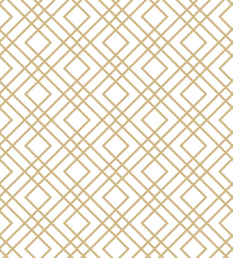 ilustração vetorial moderna sem costura. padrão de ouro linear em um fundo branco. padrão ornamental para folhetos, impressão, papel de parede, planos de fundo vetor