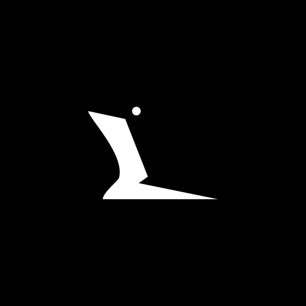 modelo de design de vetor de logotipo letra l moderno