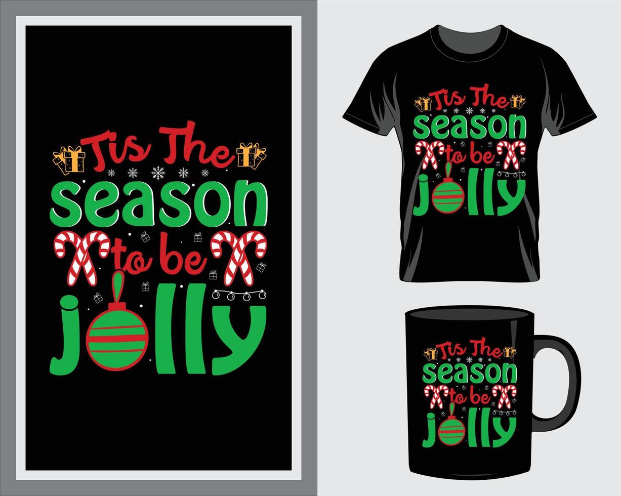 esta é a estação t-shirt de citação de natal e vetor de design de caneca