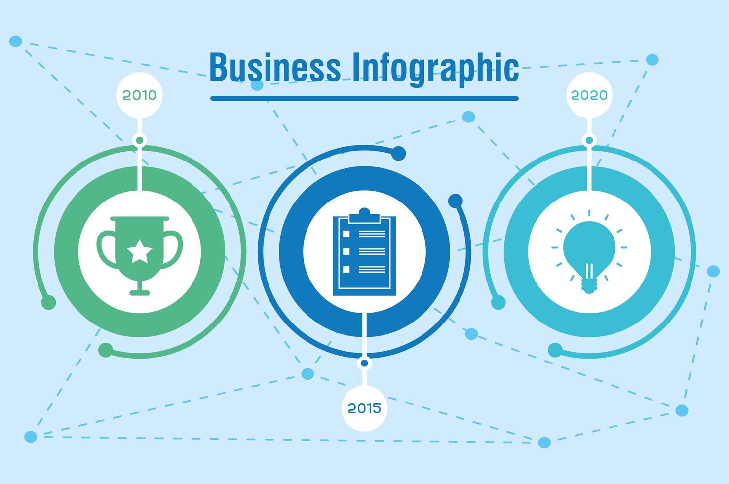 banner infográfico de negócios e corporativos vetor