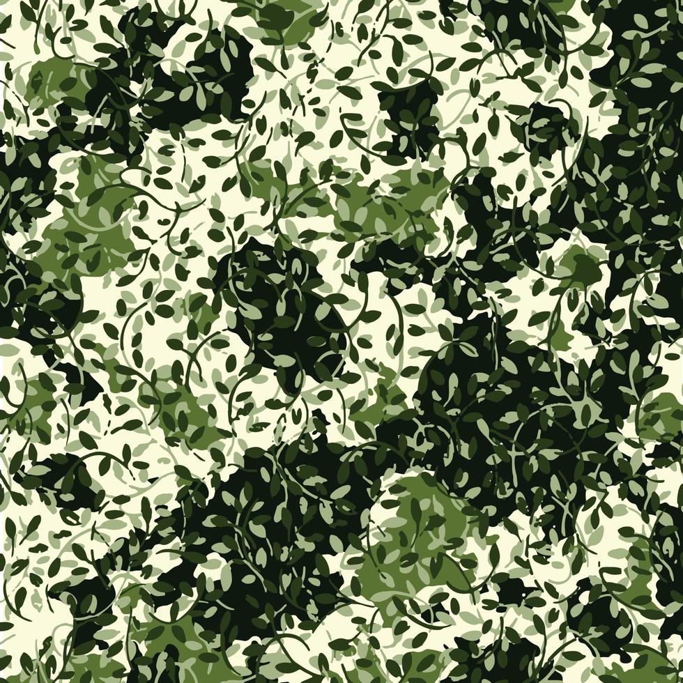 design de padrão de folha de camuflagem. fundo da natureza vetor