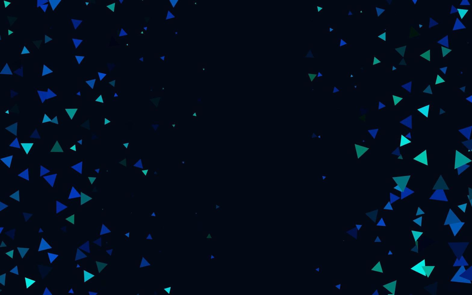 fundo vector azul e verde claro com triângulos.