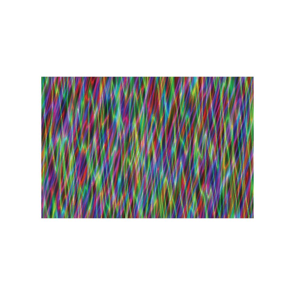 fundo de linhas neon de cor arco-íris, textura de luz neon, textura gradiente, fundo holográfico vetor