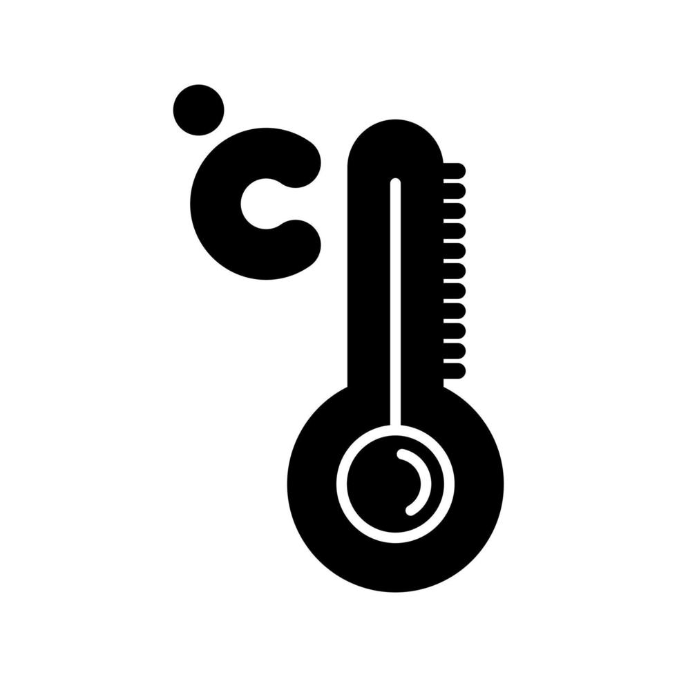 ícone de vetor de alta temperatura