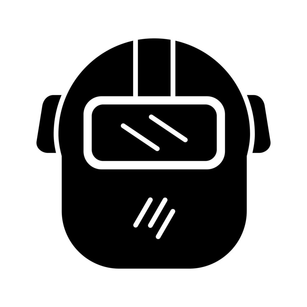 ícone de vetor de máscara de soldagem