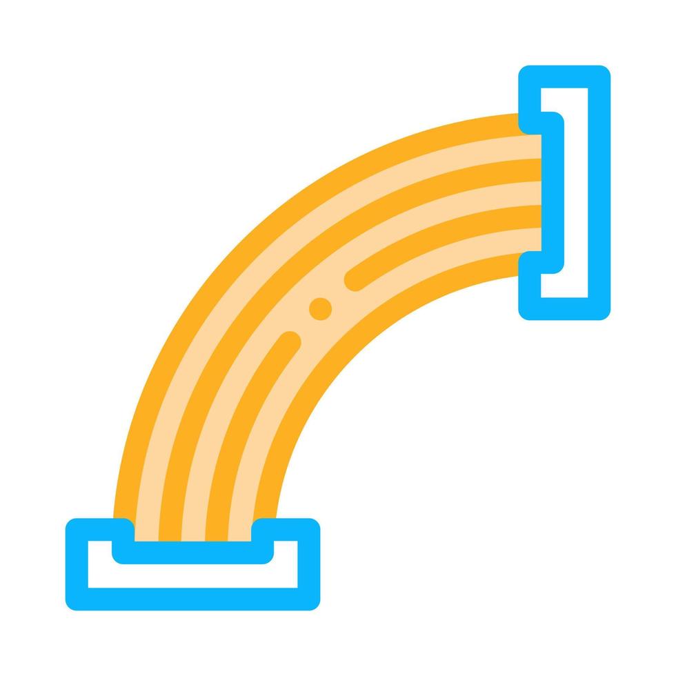 ilustração de esboço de vetor de ícone de máquina de criação de forma de madeira