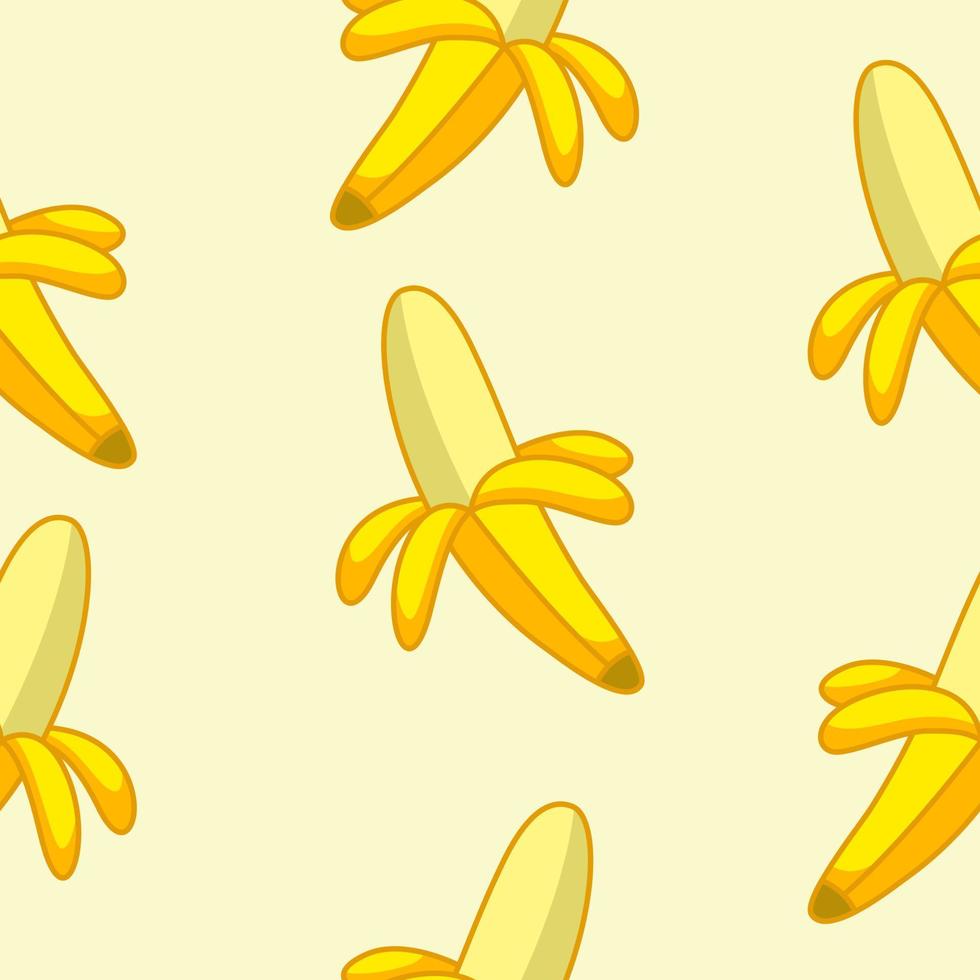 ilustração vetorial de banana padrão premium vetor