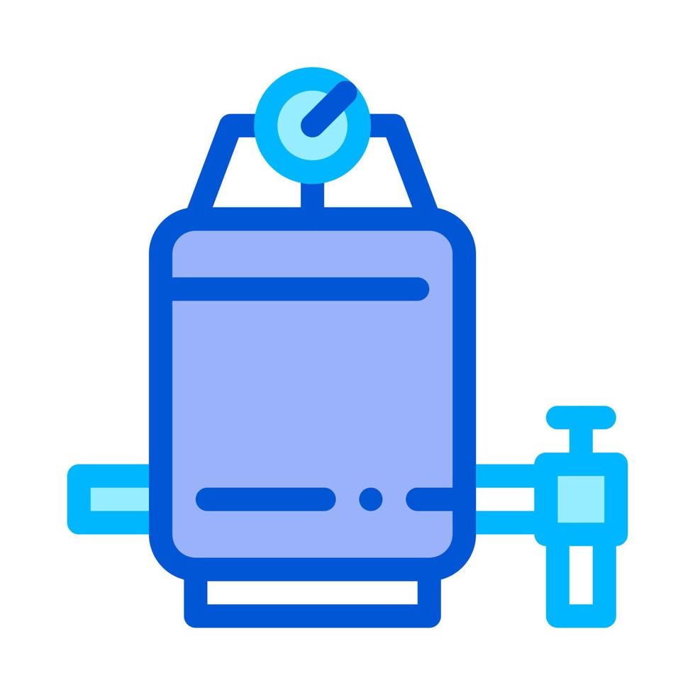ícone de sinal de vetor de dispositivo de tratamento de filtragem de água