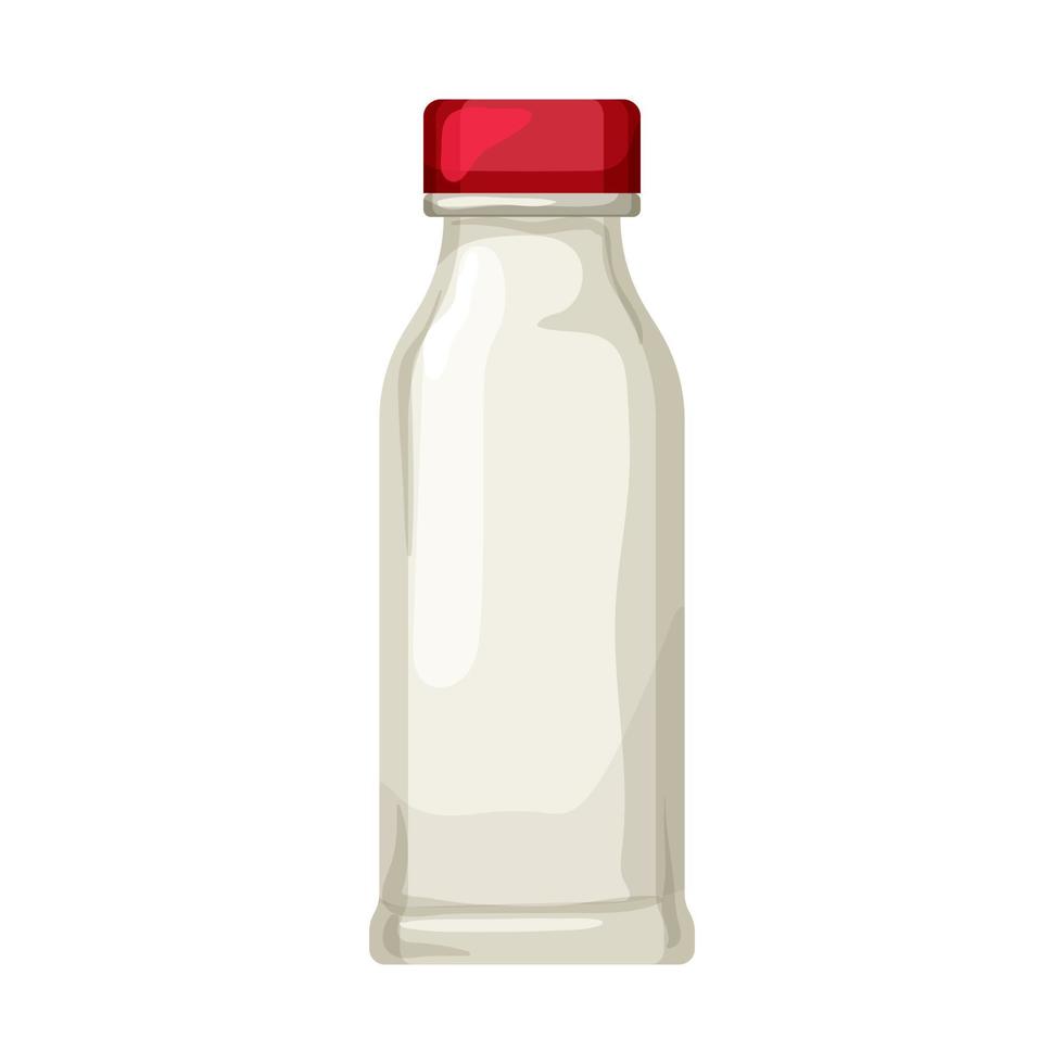 ilustração em vetor desenho animado de pacote de iogurte de leite