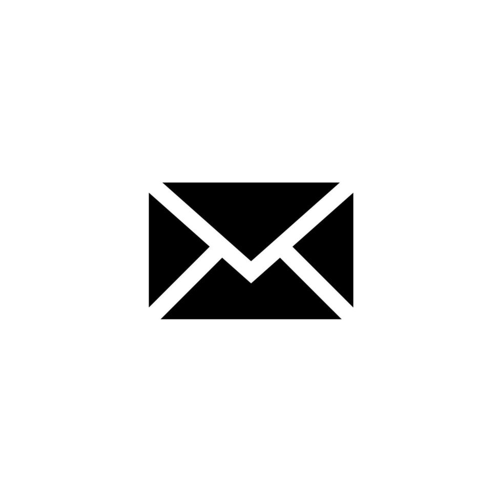 ícone de email. serviço de envelope de correio. vetor de envio de mensagem de contato. envie o ícone de vetor de e-mail. endereço de e-mail