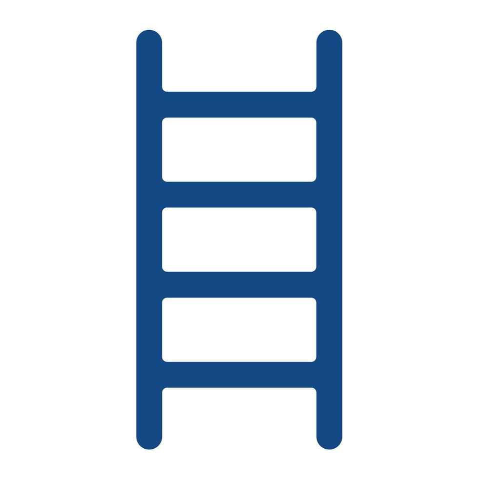 ícone de duas cores de glifo de escada vetor