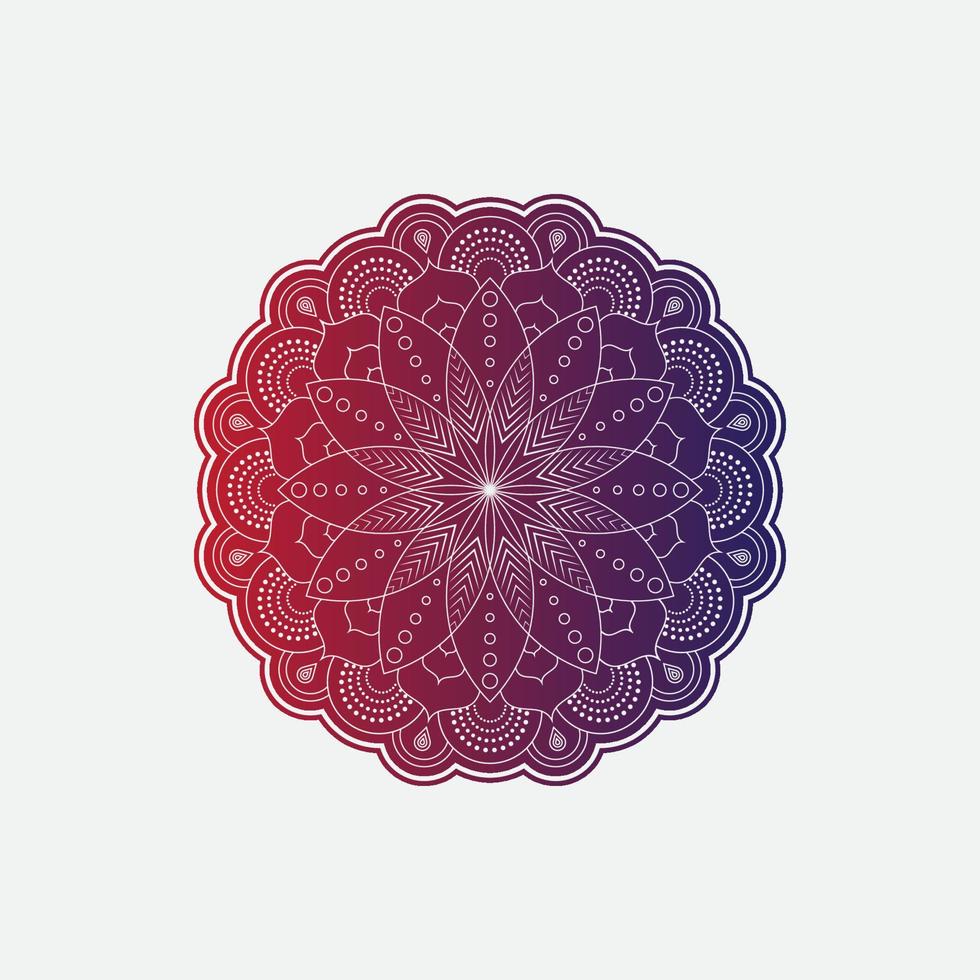 modelo de elemento de logotipo mandala, adequado para logotipos de spa, ioga, meditação e espiritualidade com formato vetorial eps. vetor