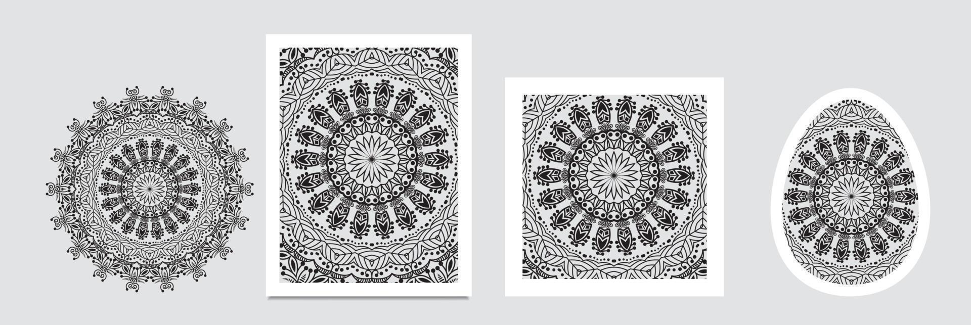 design de fundo mandala de luxo com padrão de cor dourada. modelo de mandala ornamental para decoração, cartões de casamento, cartões de convite, capa, banner vetor