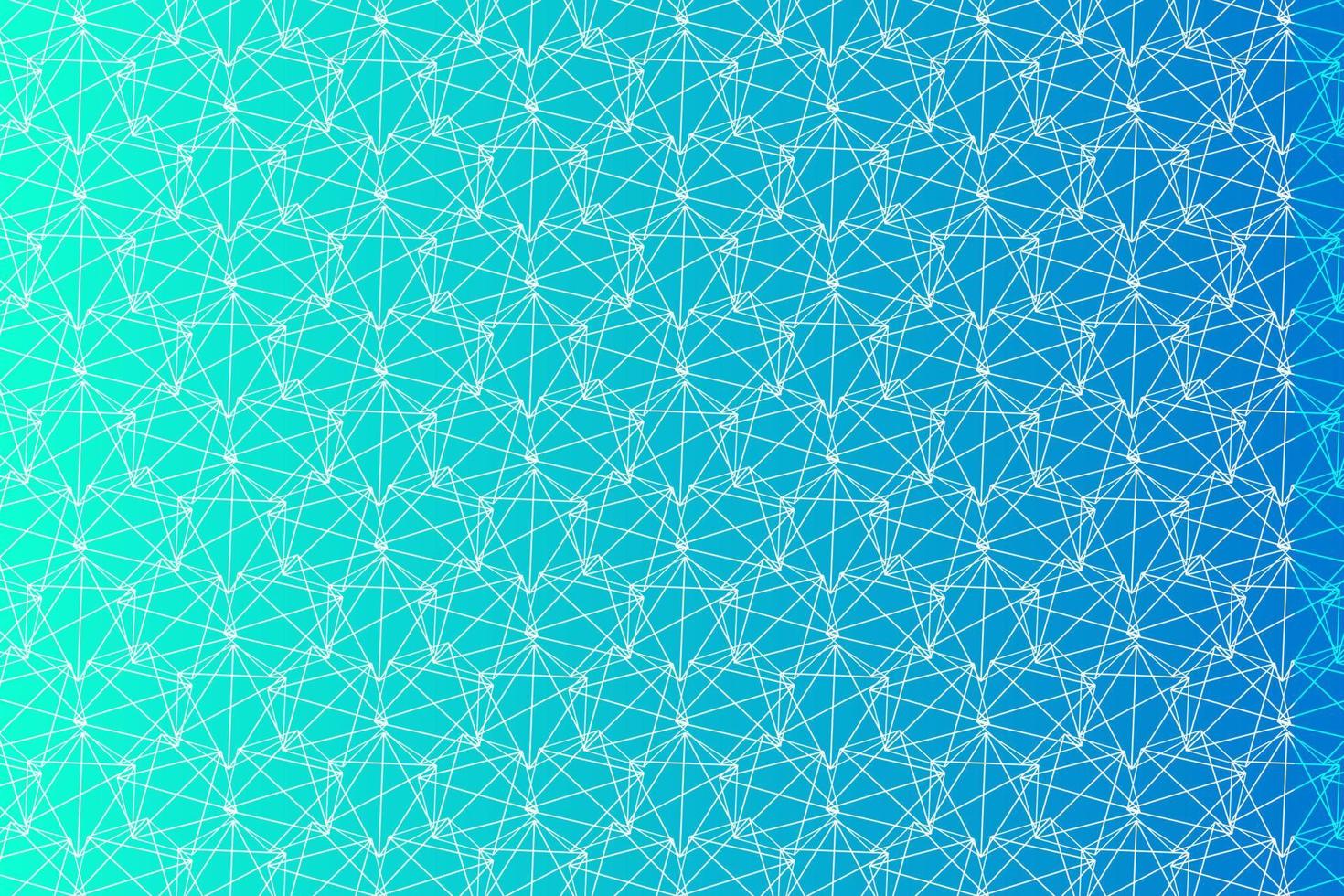 padrão com elementos geométricos em tons de azul abstrato gradiente para design vetor