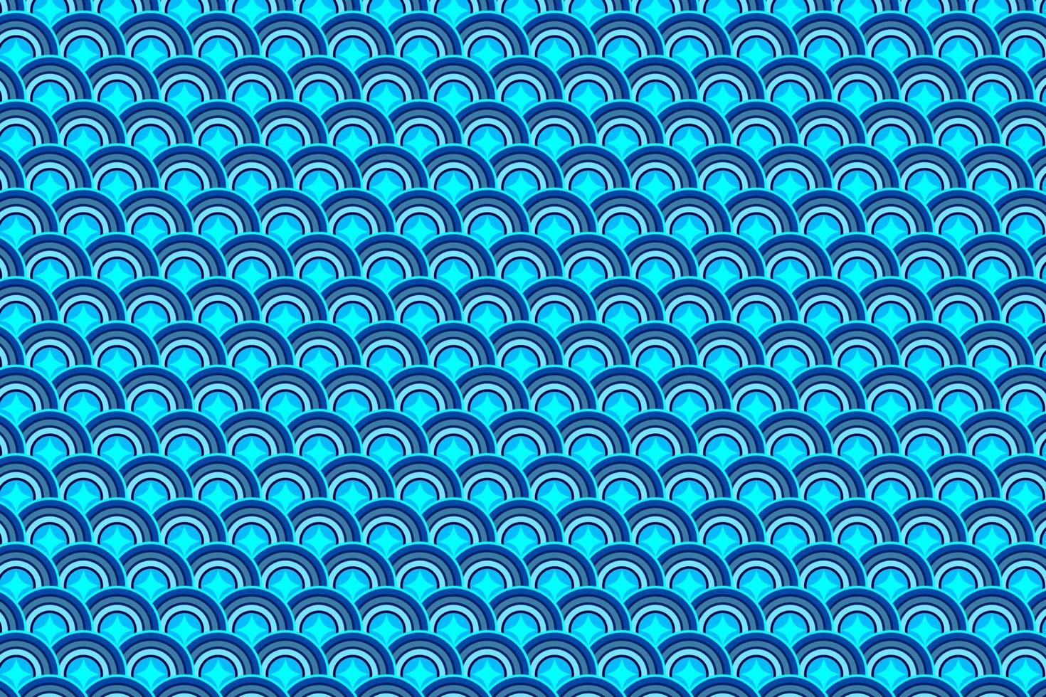 sem emenda com elementos geométricos em tons de azuis. fundo gradiente abstrato vetor