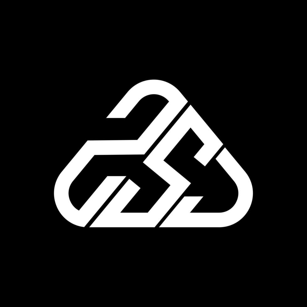 design criativo do logotipo da letra zsj com gráfico vetorial, logotipo simples e moderno zsj. vetor