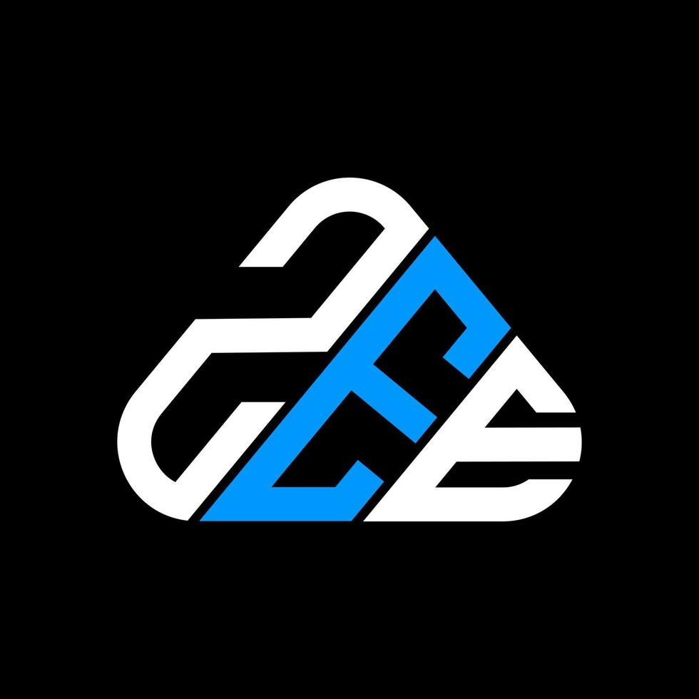 design criativo do logotipo da letra zee com gráfico vetorial, logotipo zee simples e moderno. vetor