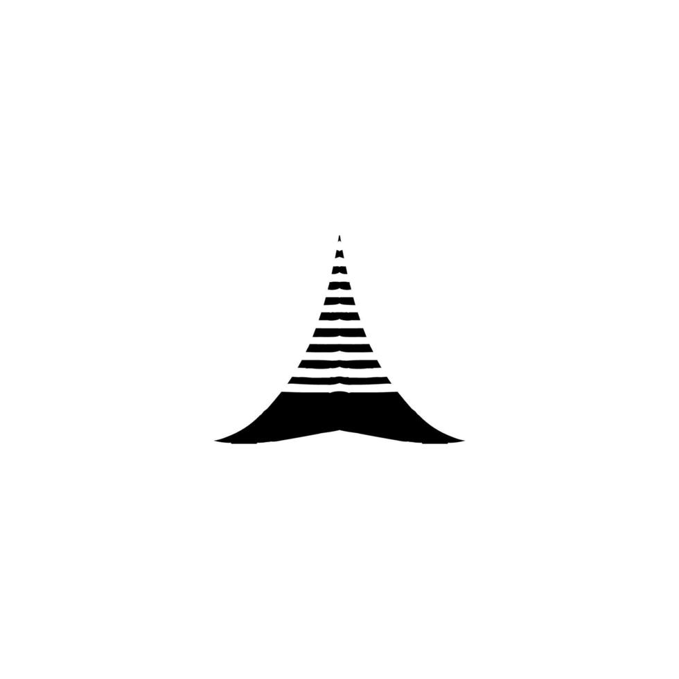 ícone da árvore de feliz natal. símbolo de fundo do pôster de feliz natal de estilo simples. elemento de design de logotipo de marca de árvore. impressão de camiseta de árvore. vetor para adesivo.