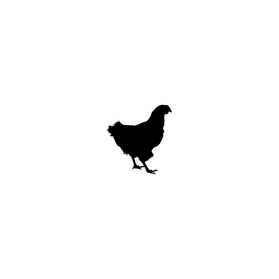 ícone de frango. símbolo de plano de fundo do pôster de comida de galinha de estilo simples. elemento de design de logotipo de marca de frango. impressão de camiseta de frango. vetor para adesivo.