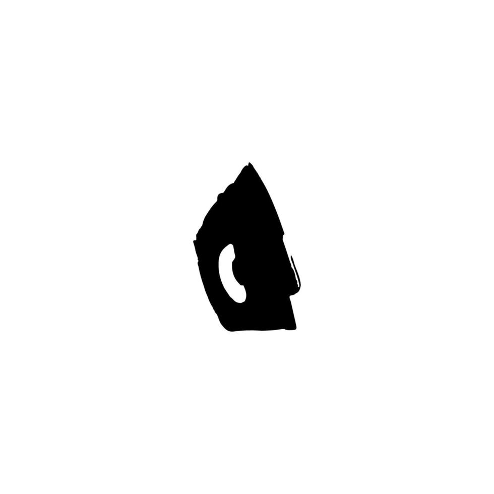 ícone de ferro. estilo simples, um símbolo de fundo de pôster de grande venda de empresa de lavagem a seco. elemento de design de logotipo de marca de ferro. impressão de camiseta de ferro. vetor para adesivo.