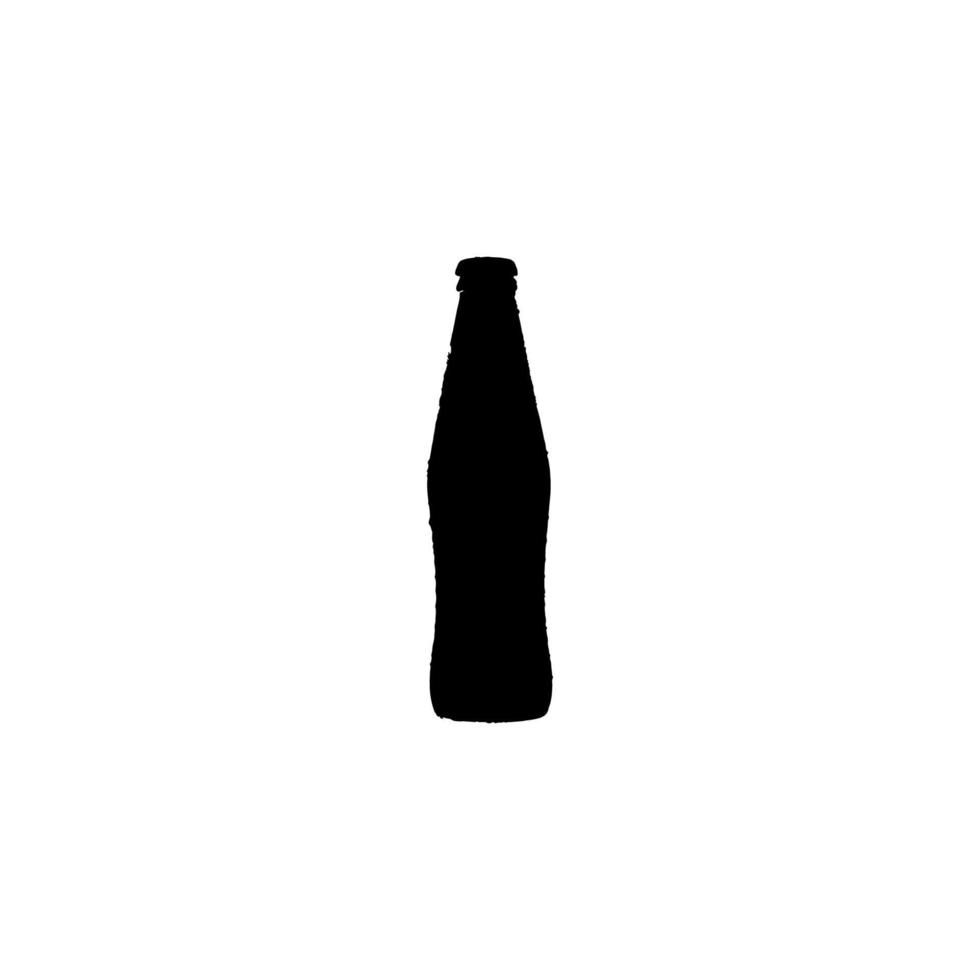 ícone de garrafa. símbolo de fundo de pôster de grande venda de empresa de embalagem de estilo simples. elemento de design de logotipo de marca de garrafa. impressão de camiseta de garrafa. vetor para adesivo.