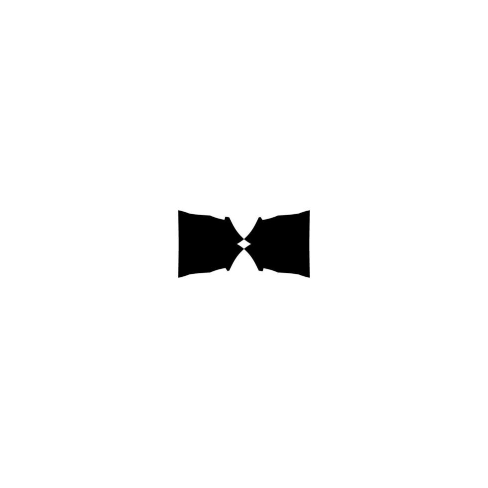 ícone de gravata borboleta. símbolo de fundo de cartaz de moda de homem de estilo simples. quadro de texto de gravata borboleta. elemento de design de logotipo de gravata borboleta. impressão de camiseta de gravata borboleta. vetor para adesivo.