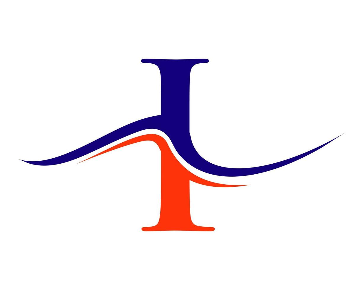 letra inicial i design do logotipo. monograma e modelo de vetor de logotipo de alfabeto criativo