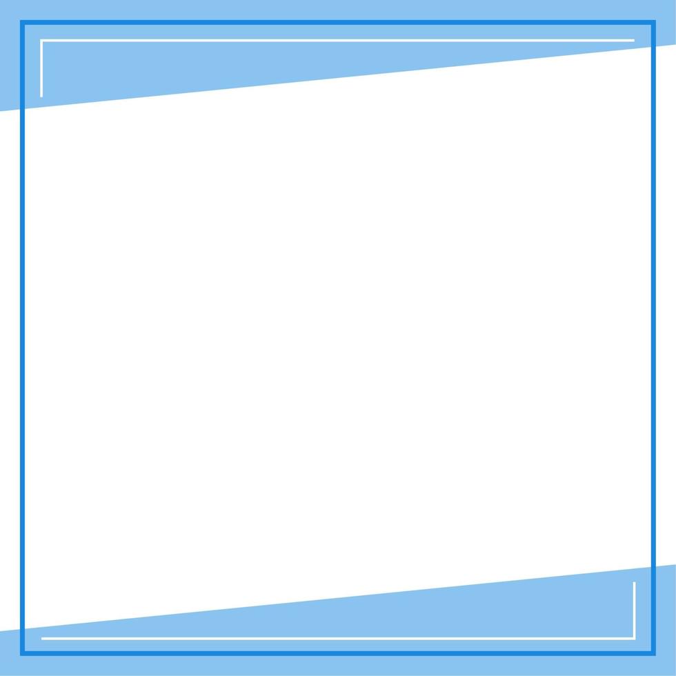 cor de fundo azul e branco com forma de linha de listra. adequado para postagem em mídia social e anúncios na Internet na web. layout do modelo. quadro, fronteira para texto, imagem, propaganda. espaço vazio. vetor