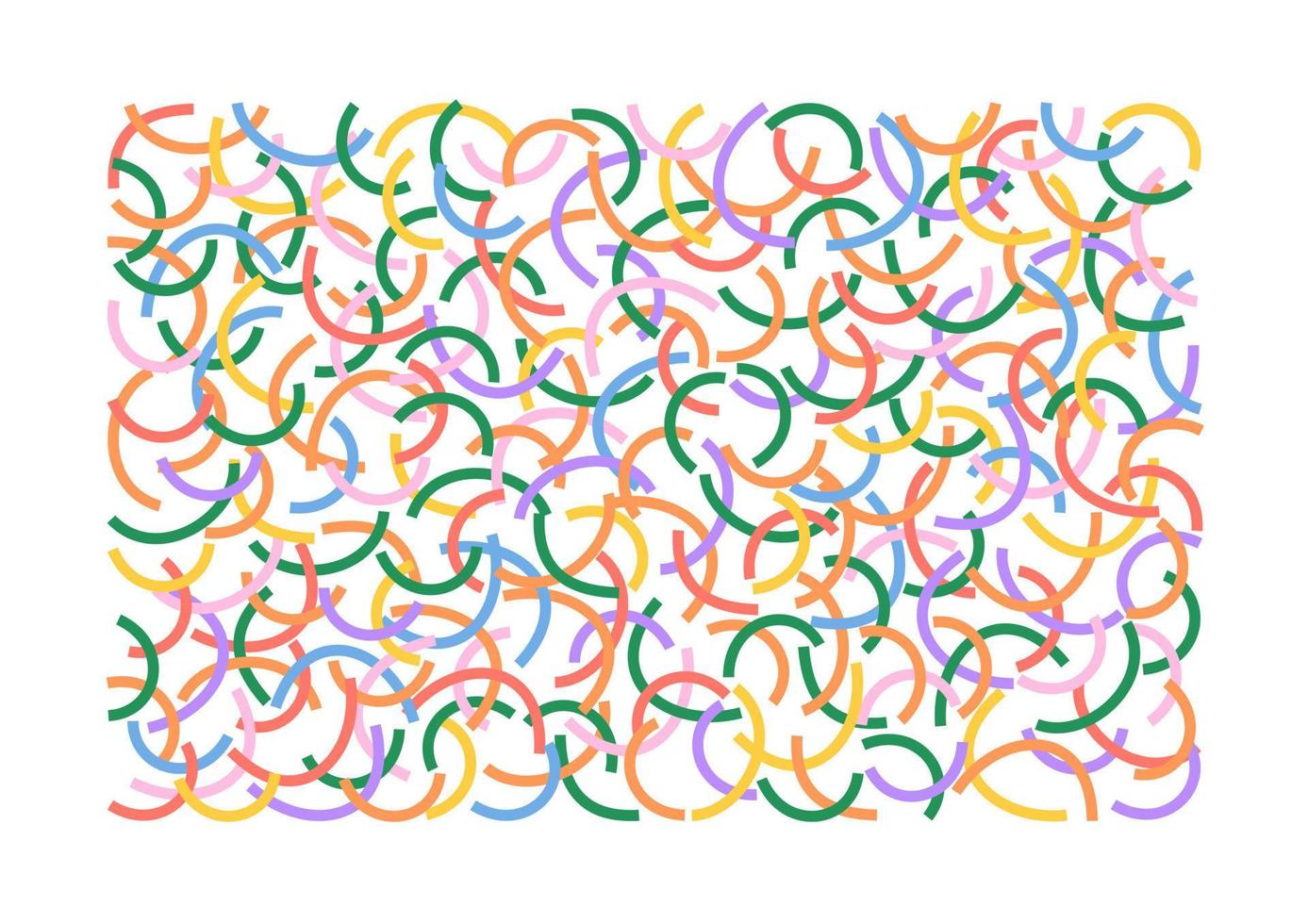 padrão colorido. linhas de rabisco coloridas divertidas ou fundo de forma de doodle de listras. amarelo, verde, violeta, rosa, laranja, vermelho, cores azuis. mosaico. vetor