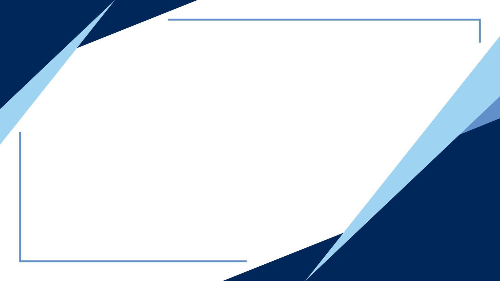 modelo de design de banner horizontal azul moderno. fundo de negócios com espaço para o texto ou imagem. vetor