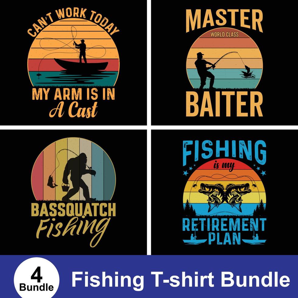 vetor engraçado do projeto do t-shirt do amante da pesca. use para camisetas, canecas, adesivos, cartões, etc.